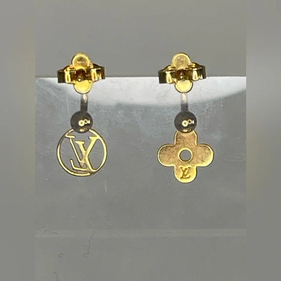 Louis Vuitton Monogram Boucle D'oreille Blooming Earrings - Picture 5 of 9
